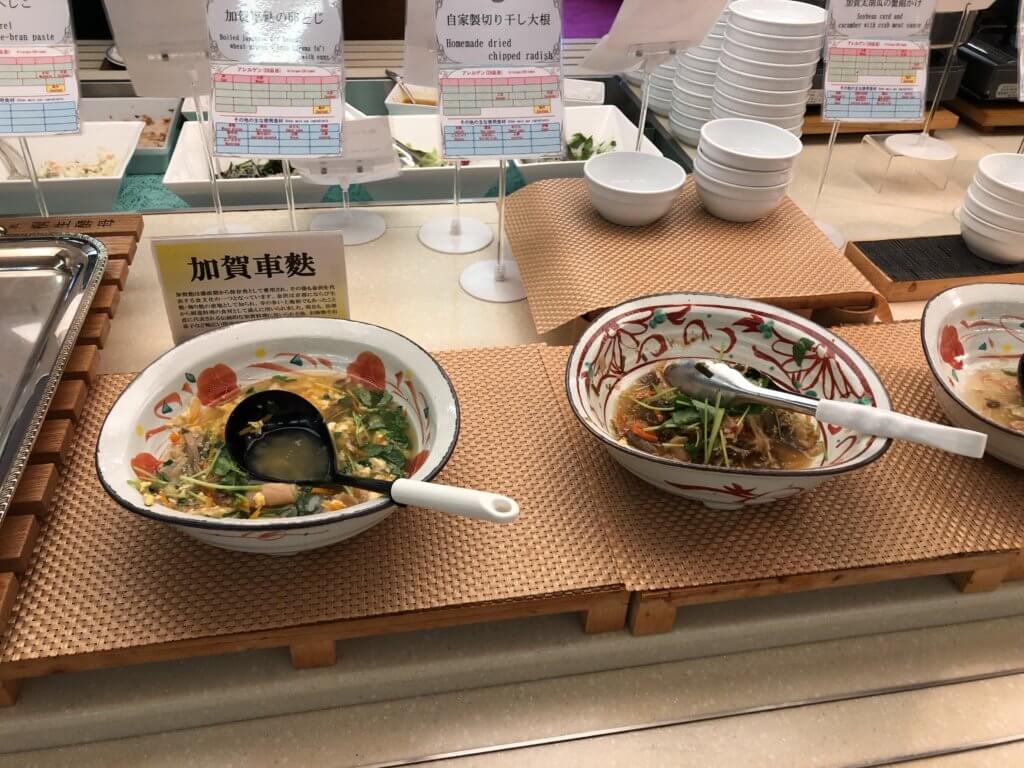 金沢白鳥路【ホテル山楽】の朝食